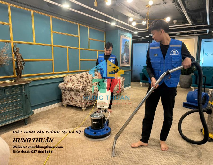 giặt thảm văn phòng tại hà nội