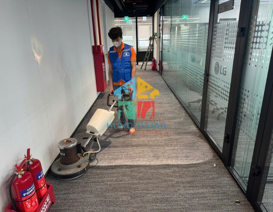 ve sinh tham trai san chuyen nghiep