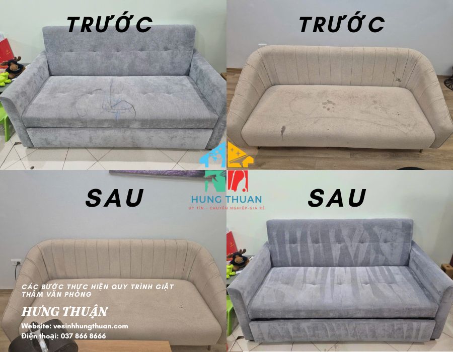 giặt sofa tại thanh oai