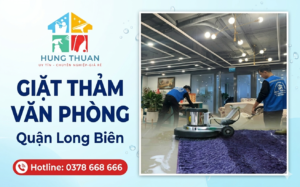 Banner giat tham van phong quan Long Bien