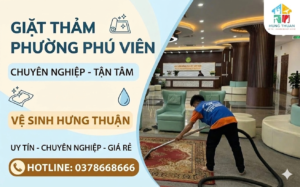 Giặt thảm phường Phú Viên