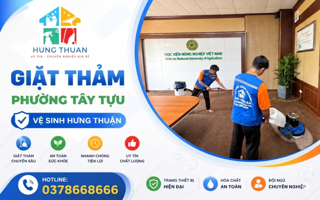 Giặt thảm phường Tây Tựu