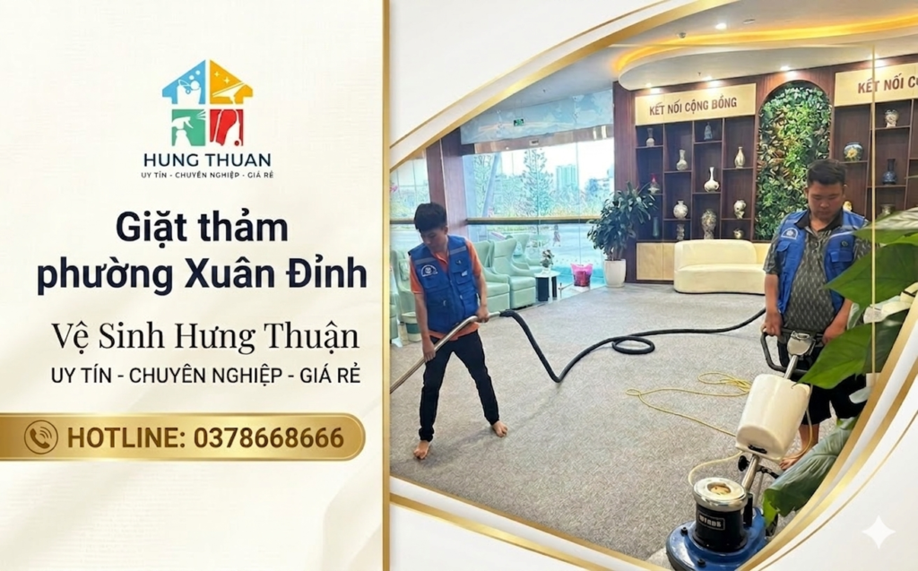 Giặt thảm phường Xuân Đỉnh