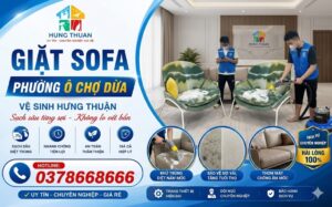 giặt ghế sofa phường Ô Chợ Dừa