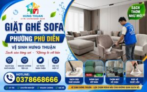 giặt ghế sofa phường Phú Diễn