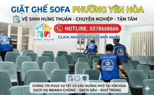 giặt ghế sofa phường Yên Hòa