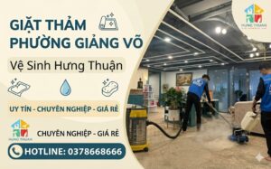 giặt thảm phường Giảng Võ