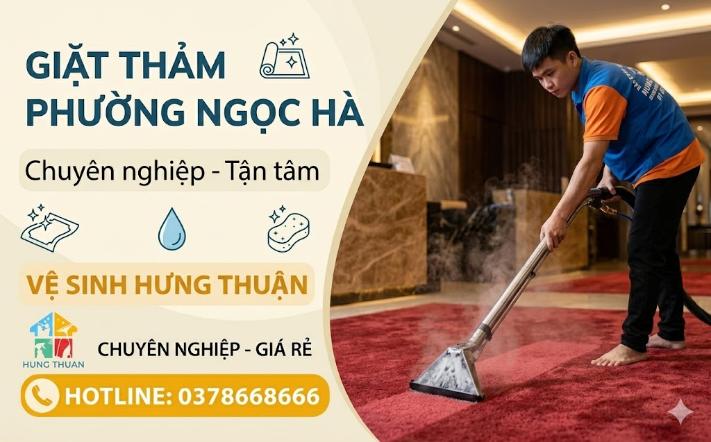 giặt thảm phường Ngọc Hà