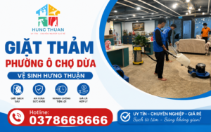 giặt thảm phường Ô Chợ Dừa