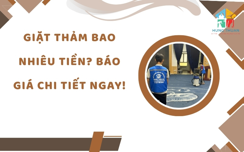 Giặt thảm bao nhiêu tiền