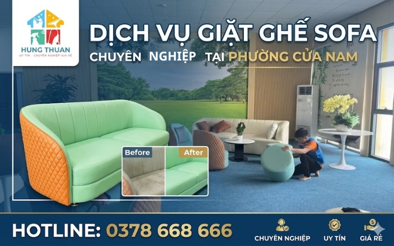 giặt ghế sofa phường Cửa Nam