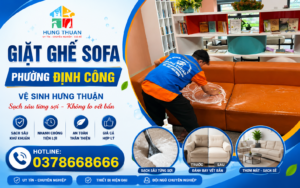 giặt ghế sofa phường Định Công