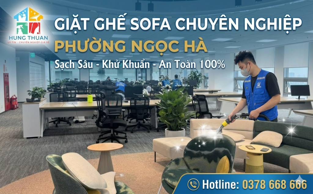 giặt ghế sofa phường Ngọc Hà