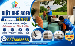 giặt ghế sofa phường Yên Sở