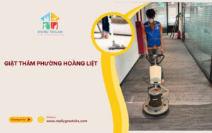 giặt thảm phường Hoàng Liệt