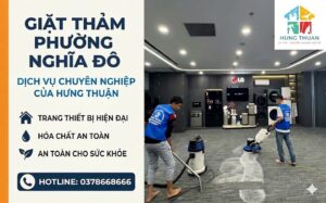 giặt thảm phường Nghĩa Đô