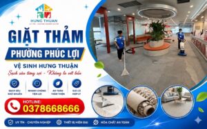 giặt thảm phường Phúc Lợi
