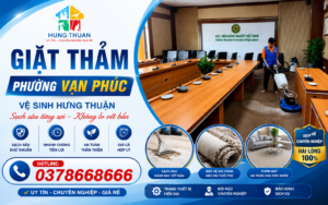 giặt thảm phường Vạn Phúc
