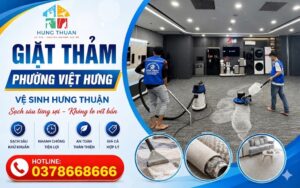 giặt thảm phường Việt Hưng