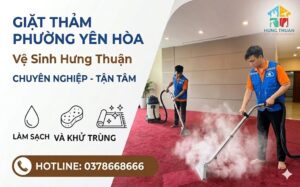 giặt thảm phường Yên Hòa
