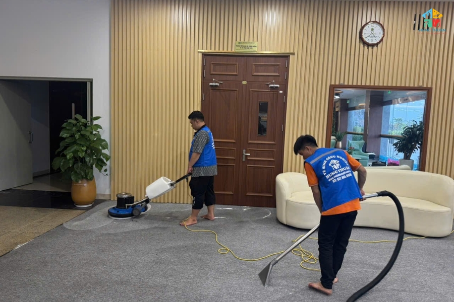 Giặt thảm văn phòng quận Tây Hồ, Hà Nội giá rẻ