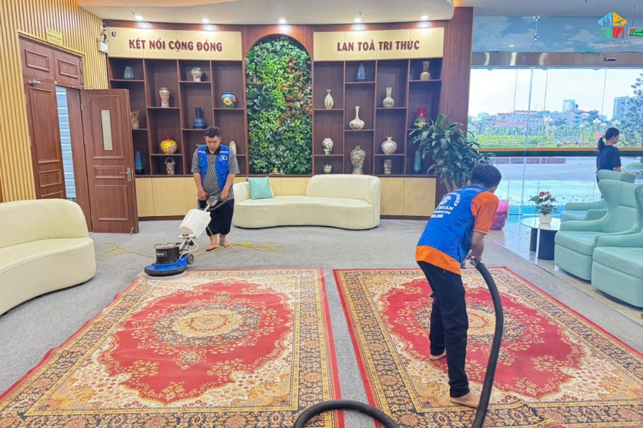 Tầm quan trọng của việc giặt thảm văn phòng định kỳ