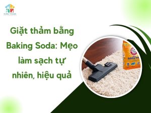 Giặt thảm bằng Baking Soda