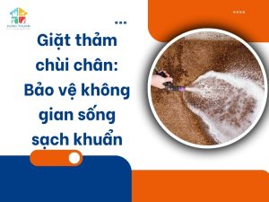 Giặt thảm chùi chân