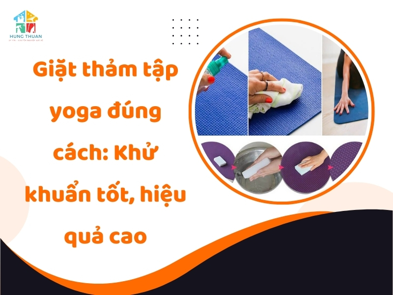 Giặt thảm tập yoga đúng cách