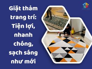 Giặt thảm trang trí