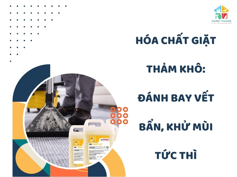 Hóa chất giặt thảm khô