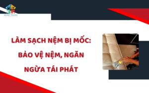 Làm sạch nệm bị mốc
