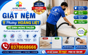 giặt nệm phường Hoàng Liệt
