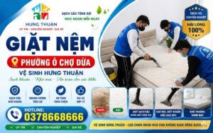 giặt nệm phường Ô Chợ Dừa