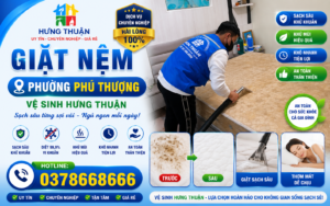 giặt nệm phường Phú Thượng