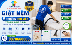giặt nệm phường Phú Viên