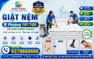 giặt nệm phường Tây Tựu