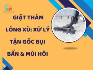 Giặt thảm lông xù