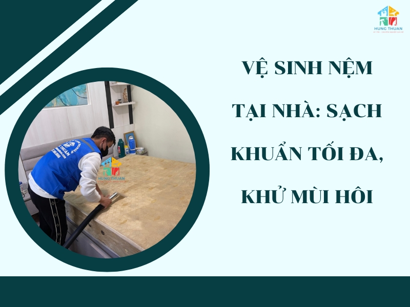 Vệ sinh nệm tại nhà
