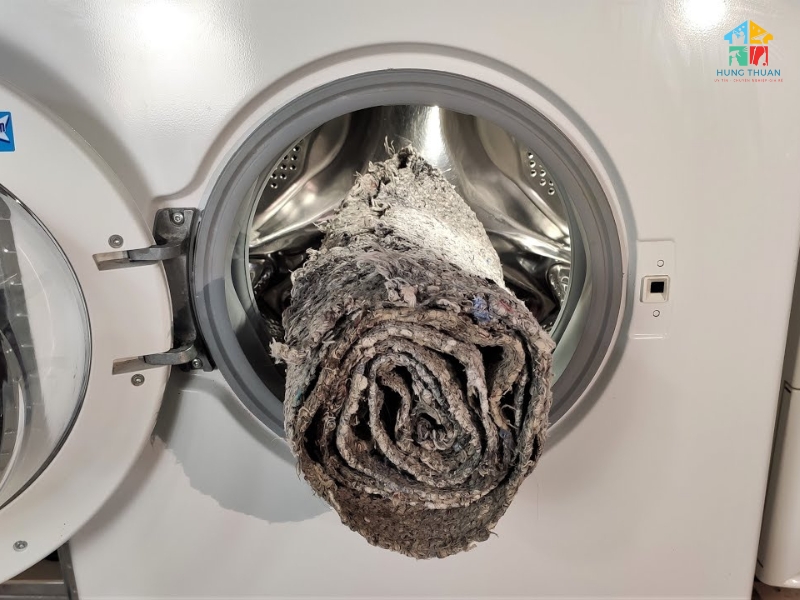 giặt thảm bằng máy giặt