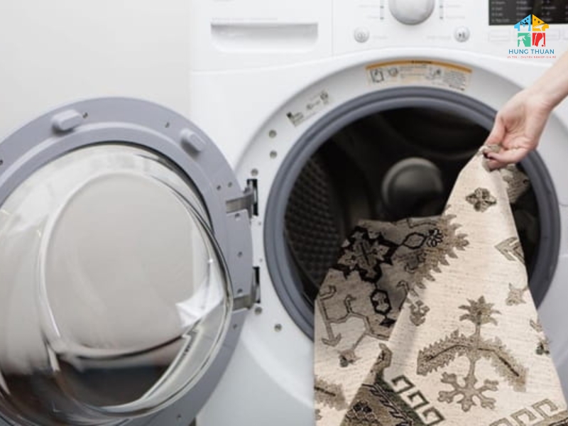giặt thảm bằng máy giặt