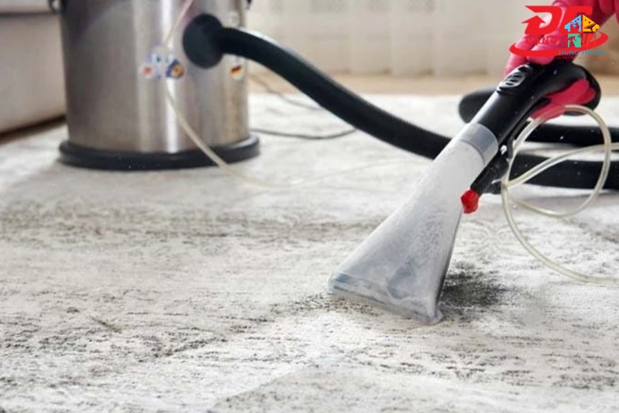 giặt thảm lông xù