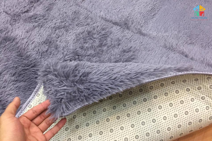 giặt thảm lông xù