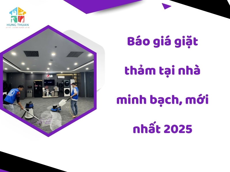Báo giá giặt thảm tại nhà
