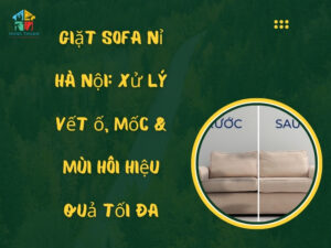 Giặt sofa nỉ Hà Nội