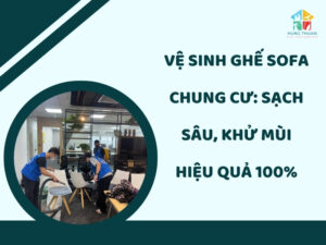 Vệ sinh ghế sofa chung cư