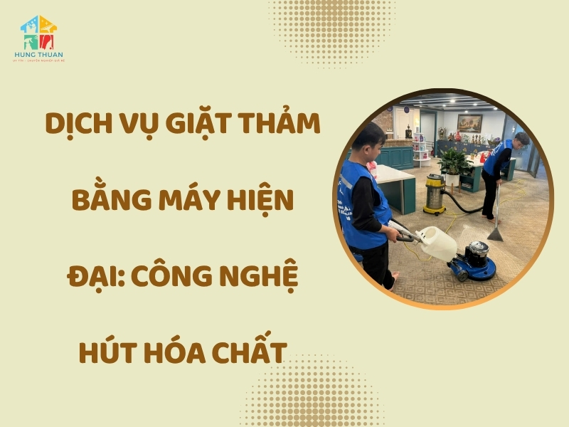 giặt thảm bằng máy