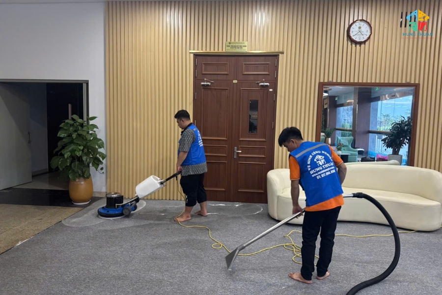 giat tham trai san (10) Đơn vị giặt thảm trải sàn