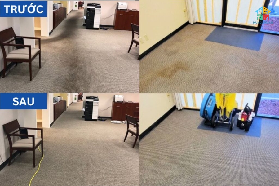 nước tẩy thảm an toàn