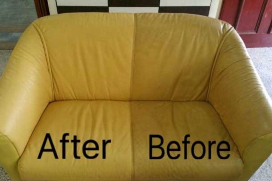 vệ sinh sofa da lộn